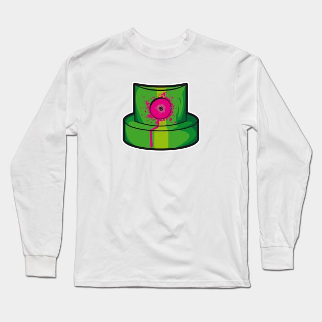 Green cap Long Sleeve T-Shirt by manuvila